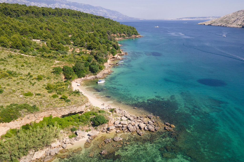 The Nude beaches on Krk and Rab in Croatia