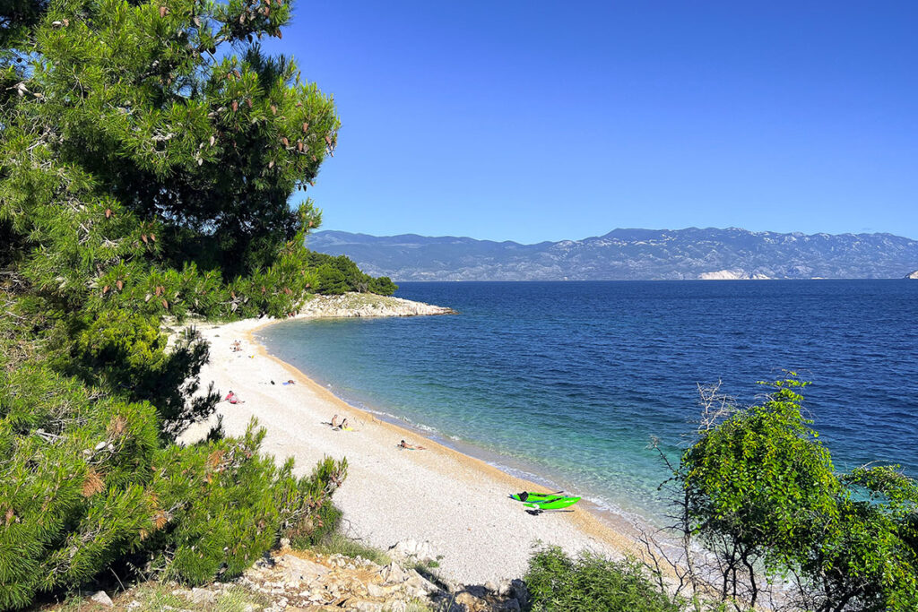 The Nude beaches on Krk and Rab in Croatia