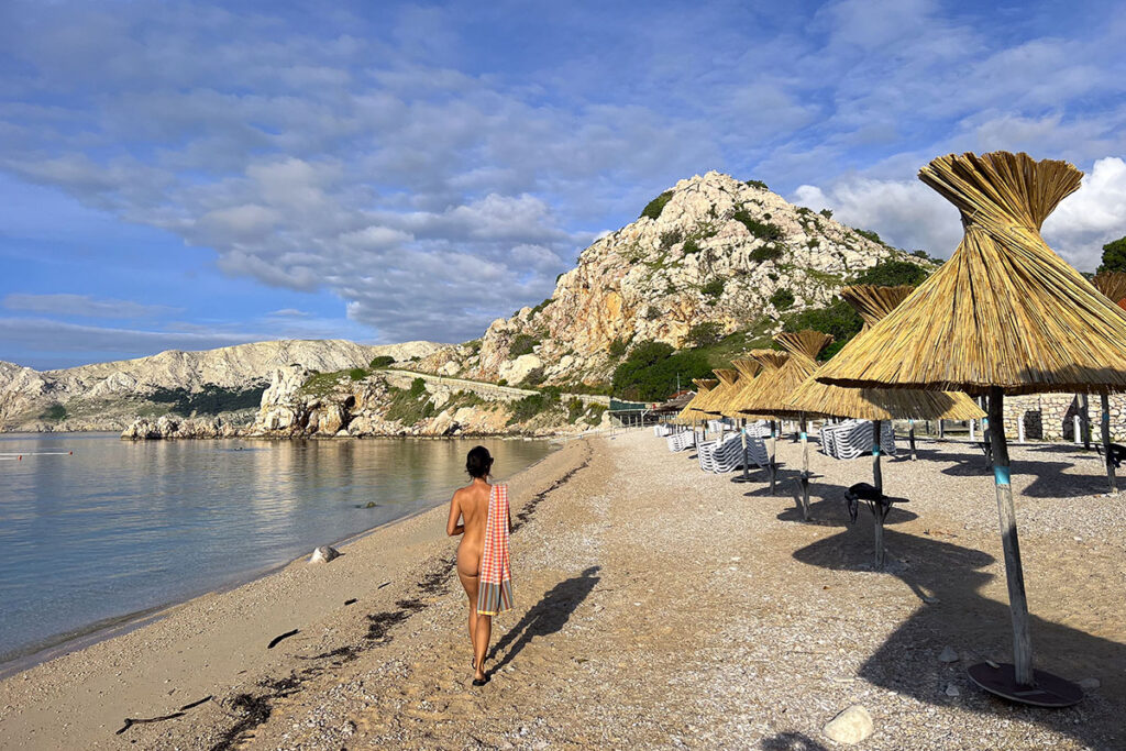 The Nude beaches on Krk and Rab in Croatia