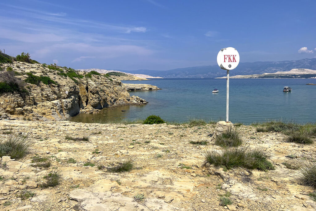 The Nude beaches on Krk and Rab in Croatia